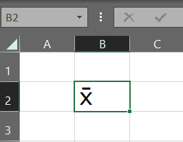 วิธีใส่ X บาร์ ใน Excel - น้องแอนดอทคอม